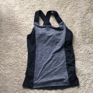 Champion cross cross tank with built in bra